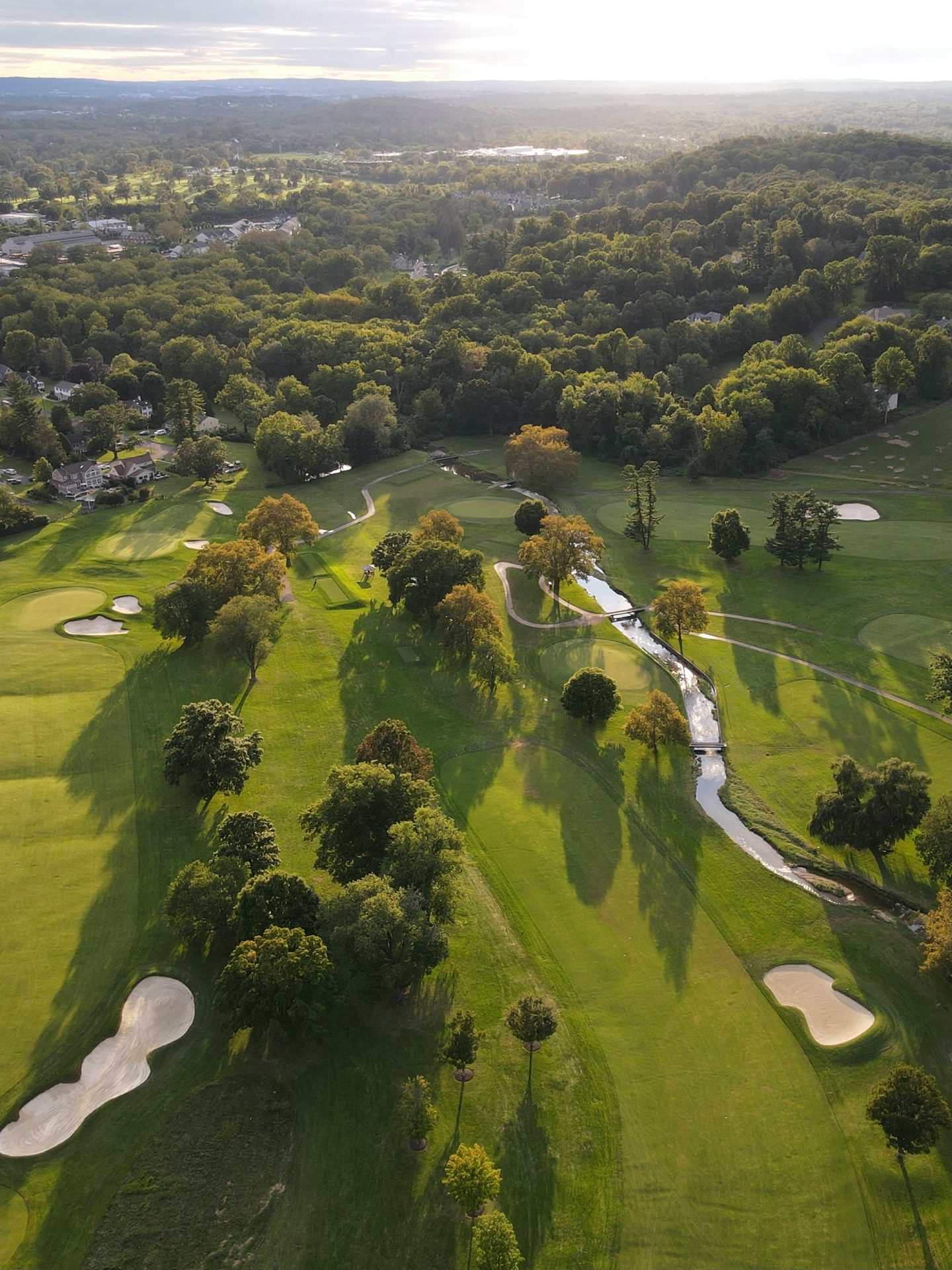 Aerial of the Oak Crest layout