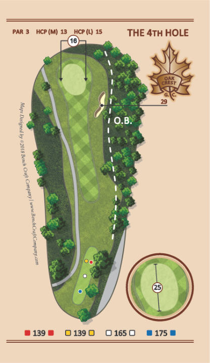 Hole 4 - Rising Up - Oak Crest Golf Course